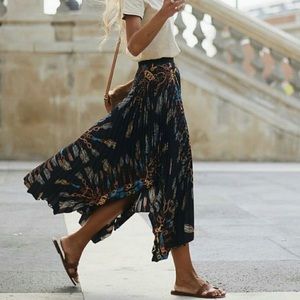 Zara chain print skirt